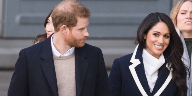 Meghan Markle and Prince Harry visit Millennium Point on March 8, 2018, in Birmingham, England.