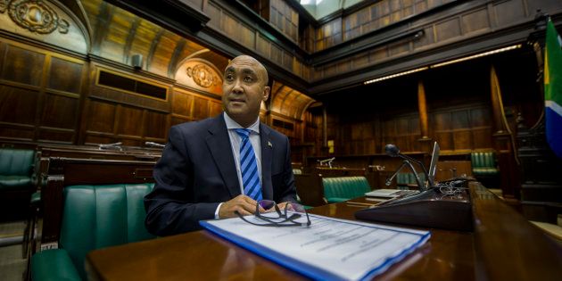 The National Prosecuting Authority (NPA) boss advocate Shaun Abrahams during his appearance before The Portfolio Committee on Justice and Correctional Services in Parliament on November 04, 2016 in Cape Town, South Africa.