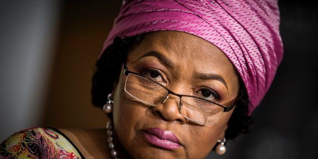 Speaker of the South African National Parliament, Baleka Mbete.