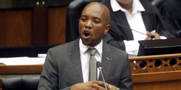 South Africa's opposition Democratic Alliance (DA) leader Mmusi Maimane.