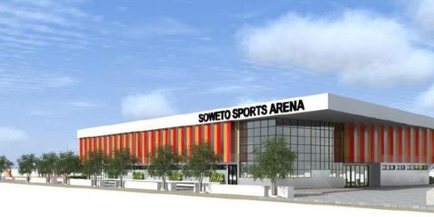 An artist's rendition of Soweto's new sports centre, which is reportedly nearing completion.