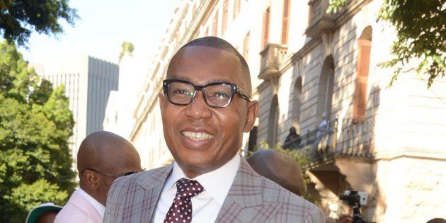 Deputy Minister of Higher Education Mduduzi Manana at the 2017 State of the Nation address in Cape Town on February 9 2017.
