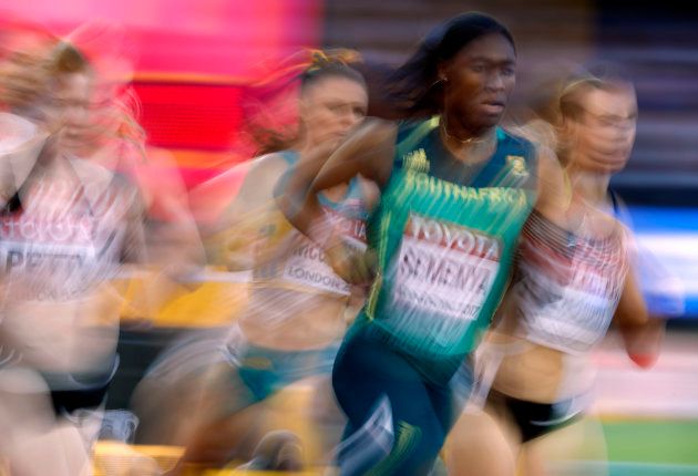 Athletics - World Athletics Championships - Women's 800 Metres Heats - London Stadium, London, Britain ? August 10, 2017. Caster Semenya of South Africa in action. REUTERS/Phil Noble