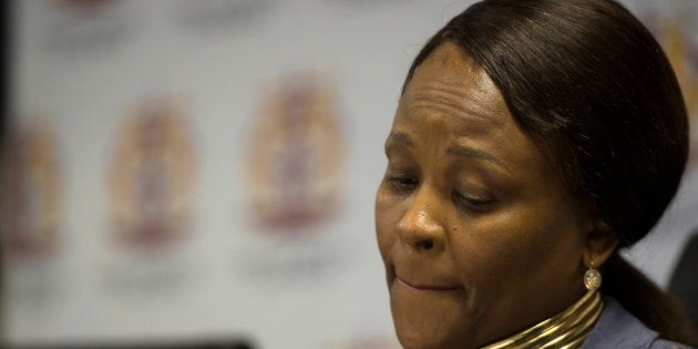 Public Protector Busisiwe Mkhwebane.