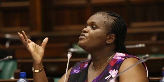 Communications Minister Faith Muthambi.