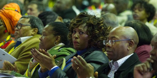 Makhosi Khoza is seen amongst other delegates during the Future of South Africa conference hosted by Save SA and the Ahmed Kathrada Foundation.