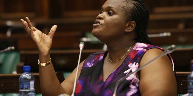 Communications Minister Faith Muthambi.