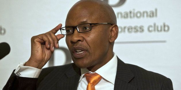 PRETORIA, SOUTH AFRICA - JULY 25: (SOUTH AFRICA OUT) Cabinet spokesperson Jimmy Manyi attends a press conference held at the National Press Club on July 25, 2011 in Pretoria, South Africa. (Photo by The Times/Gallo Images/Getty Images)