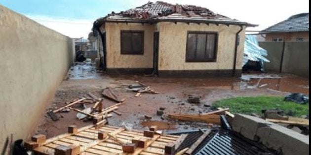 Heavy hailstorms in and around Johannesburg on December 30 2017 caused major damage to homes.