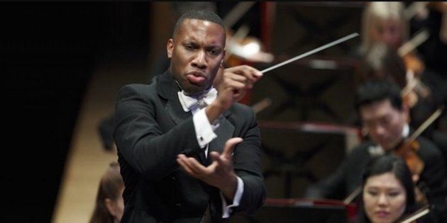 American conductor Roderick Cox leads Johannesburg Philharmonic Orchestra at its relaunch on Wednesday night.