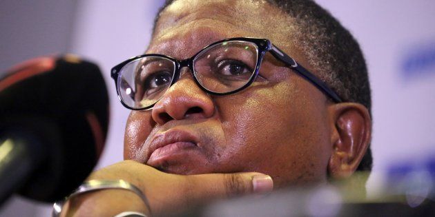 Police Minister Fikile Mbalula is being targeted by