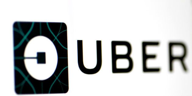 The Uber logo is seen on a screen in Singapore August 4, 2017. REUTERS/Thomas White
