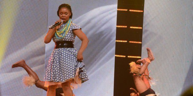 Zahara at the 22nd annual South African Music Awards (SAMAs) at the Durban International Convention Centre in June this year.