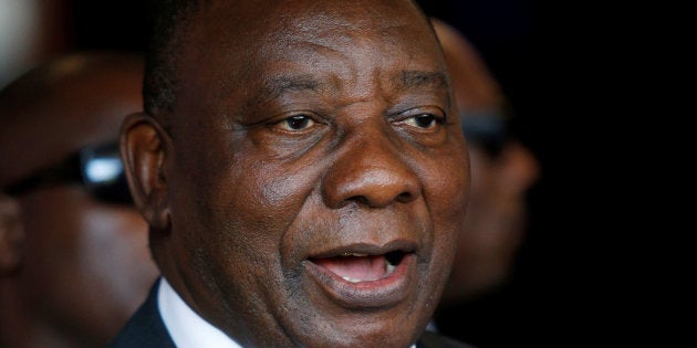 South African Deputy President Cyril Ramaphosa.