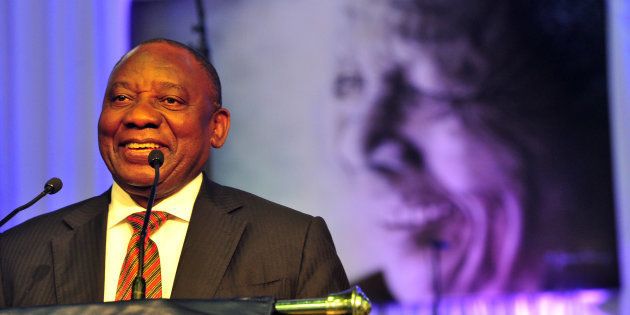 Deputy President Cyril Ramaphosa. His application to prevent details of alleged affairs was struck down by the South Gauteng High Court.
