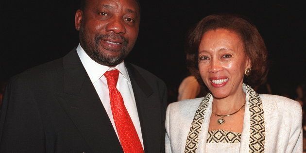 Cyril Ramaphosa and his wife Dr Tshepo Motsepe.