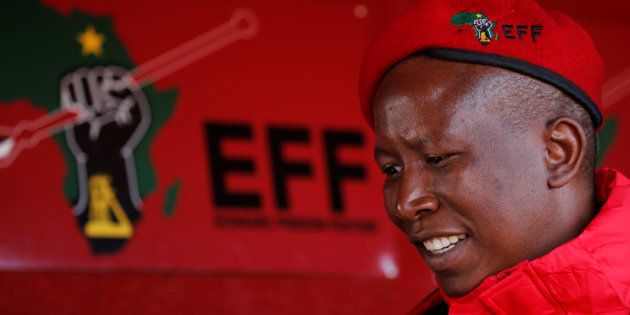Julius Malema, the firebrand leader of South Africa's Economic Freedom Fighters.
