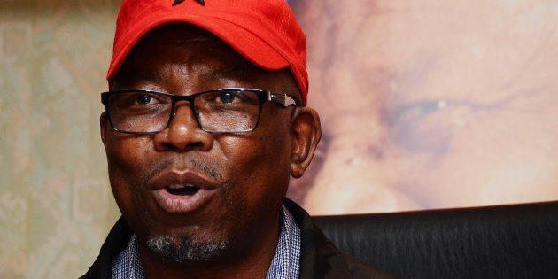 Cosatu general-secretary Bheki Ntshalintshali in Braamfontein.Photo by Gallo Images / Sowetan / Mduduzi Ndzingi.