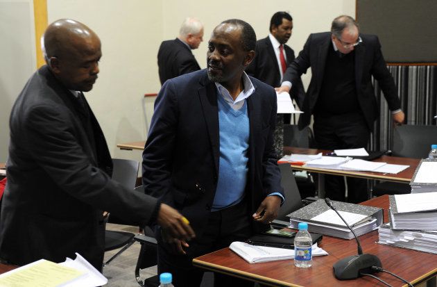 Advocate Menzi Simelane during his disciplinary inquiry on July 14, 2015 in Johannesburg, South Africa. (Photo by Gallo Images / Beeld / Felix Dlangamandla)