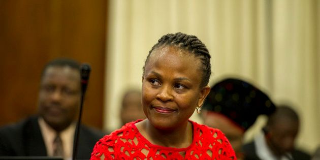 Public Protector Busisiwe Mkhwebane.