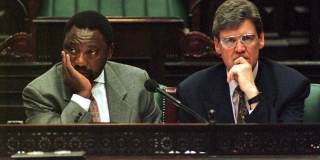 Cyril Ramaphosa and Leon Wessels.