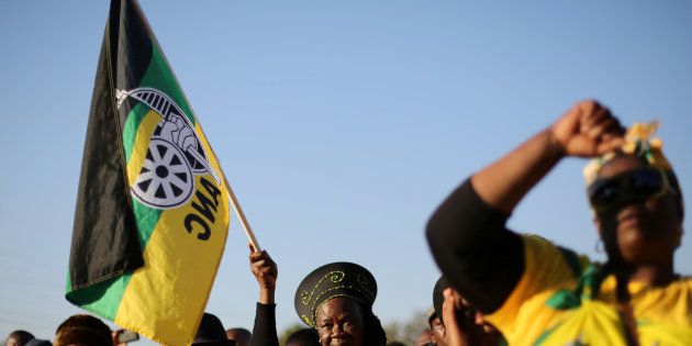 Supporters of the ANC. Photo: REUTERS/Siphiwe Sibeko