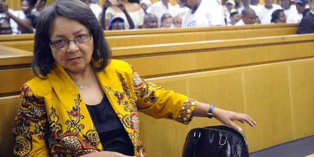 Patricia de Lille pictured during the case between her and the DA at the high court in Cape Town on February 13, 2018.