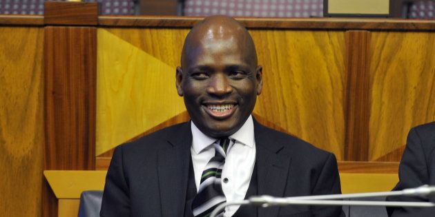 Hlaudi Motsoeneng pictured during a parliament meeting on 05 October 2016 in Cape Town, South Africa.