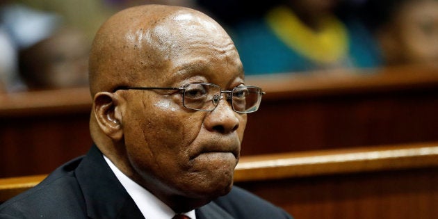 Jacob Zuma stands accused of racketeering, fraud, money laundering and corruption.