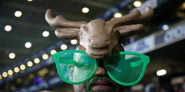 A fan of the Springboks. Photo: REUTERS/Nigel Marple