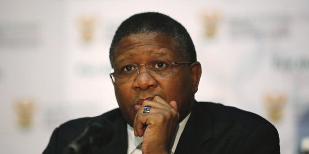 Police Minister Fikile Mbalula.