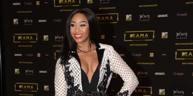 Minnie Dlamini during the 2016 MTV Africa Music Awards at the Ticketpro Dome on 22 October 2016 in Johannesburg, South Africa.