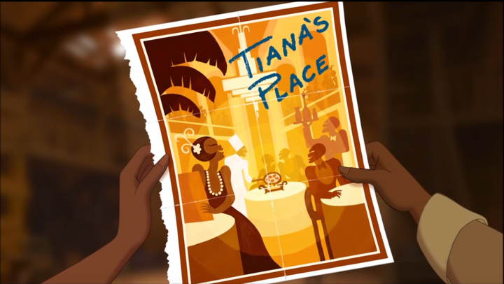 Tiana dreams of a swanky restaurant, and you'll dream of her classy dining area.