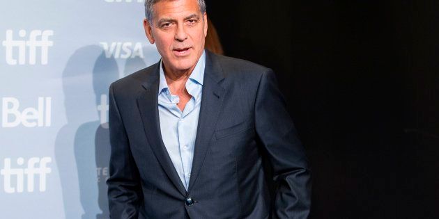 George Clooney attending a photo call at the Toronto International Film Festival for his movie 'Suburbicon'.