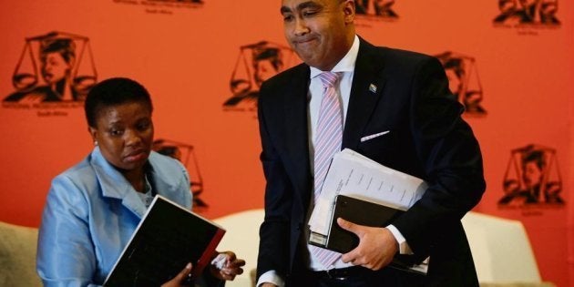 Avocates Nomgcobi Jiba (left) and Shaun Abrahams, national director of public prosecutions.