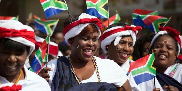 Marchers participate in a Heritage Day carnival celebrating the country's diverse cultures and origins in Pretoria, South Africa, September 24, 2017. REUTERS/James Oatway