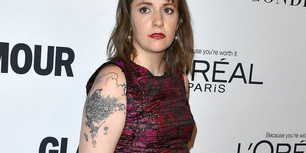 LOS ANGELES, CA - NOVEMBER 14: Lena Dunham arrives at the Glamour Women Of The Year 2016 at NeueHouse Hollywood on November 14, 2016 in Los Angeles, California. (Photo by Steve Granitz/WireImage)