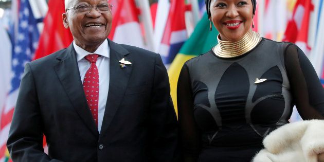 President Jacob Zuma and his wife Thobeka Madiba Zuma.