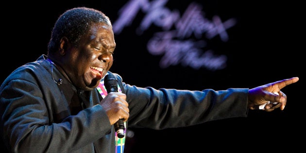 South African singer / songwriter Vusi Mahlasela.