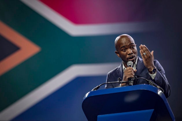 DA leader Mmusi Maimane during the party congress in Pretoria. April 7, 2018.