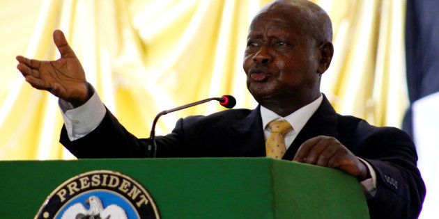 President of Uganda Yoweri Museveni refuses to relinquish power.