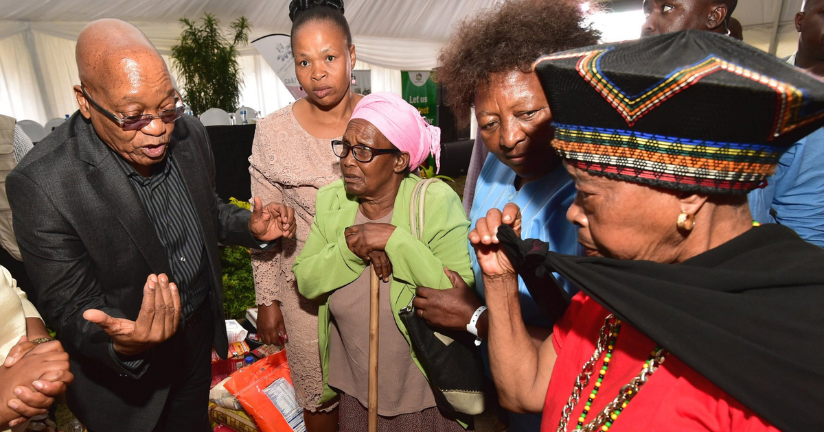 Savannah Park Senior Citizens Get Some Of Zuma's Christmas Cheer