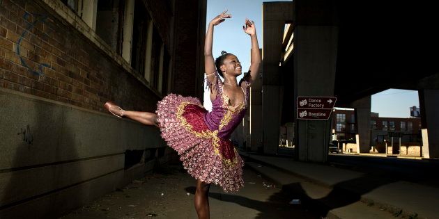 Ballet dancer Michaela DePrince poses on July 12 2012 in Johannesburg, South Africa.