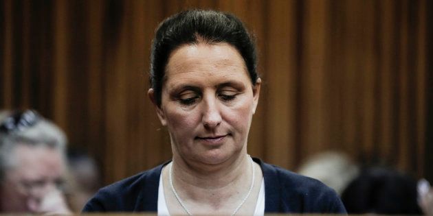 Convicted racist Vicki Momberg.