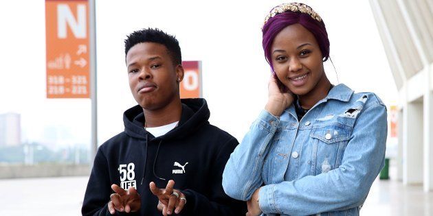 Babes Wodumo and Nasty C.