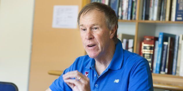 Tim Noakes during an interview about the Noakes eating plan, or Banting diet, in 2015.