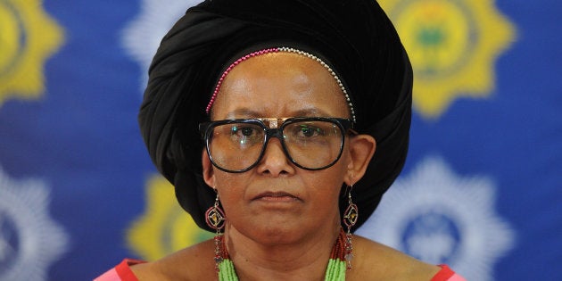 Tokozile Xasa during a media briefing on September 26, 2017 in Fourways, South Africa.