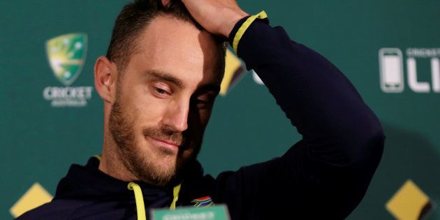 Cricket - Australia v South Africa - Third Test cricket match - Adelaide Oval, Adelaide, Australia - 23/11/16. South Africa's cricket captain Faf du Plessis listens to a question at a news conference before the third cricket test against Australia in Adelaide. REUTERS/Jason Reed