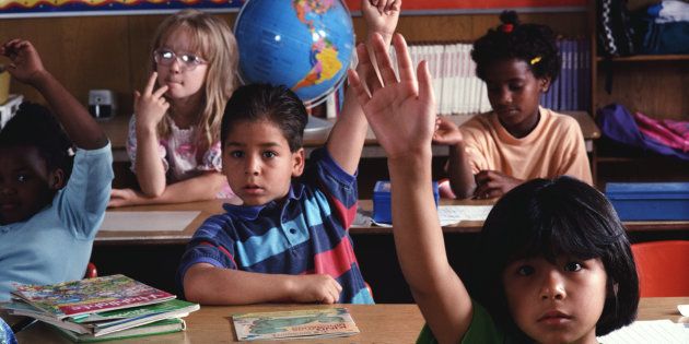 Arizona - Children raising their hands