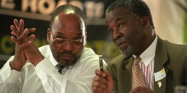 Jacob Zuma and Thabo Mbeki, before things got messy.